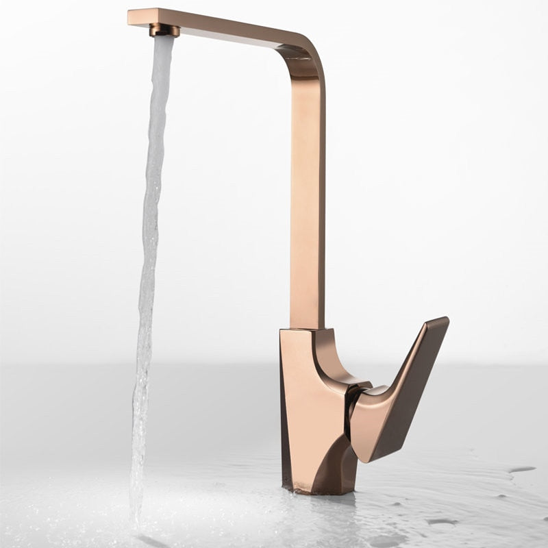 Rose gold polished Kitchen BarFaucet