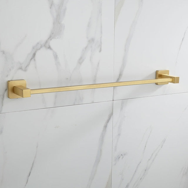 Brushed Gold Modern Bathroom Accessories