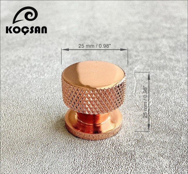 Rose Gold Cabinet Drawer and Door Handle Knob