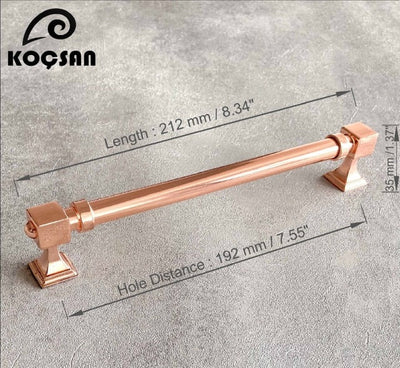 Copper Satin-Black - Gold -Chrome Cabinet Door Handles