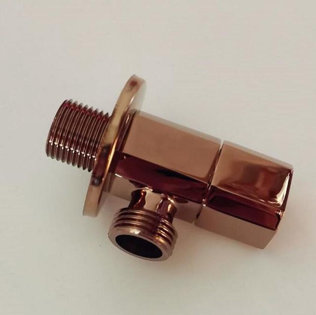 rose angle valve copper gold plated triangle valve general bathroom valve water stop valve toilet triangle AG99