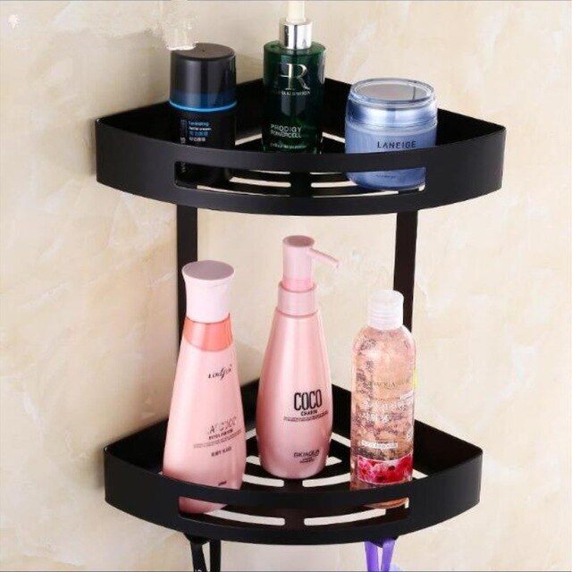 Bathroom Accessories Rose Gold- Holder Corner Soap and Shampoo