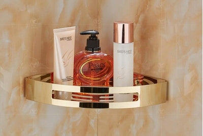 Bathroom Accessories Rose Gold- Holder Corner Soap and Shampoo