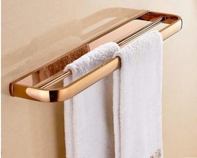 Rose Gold polished -hook,Paper Holder,Towel Bar,Soap basket,Towel Rack bathroom accessories