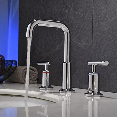 Mandalay- 8" Inch wide spread bathroom faucet