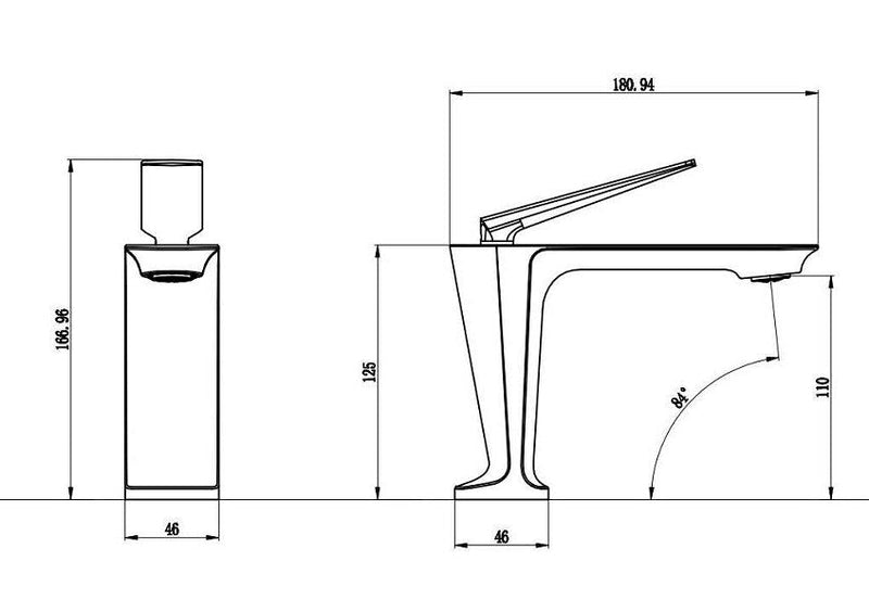 Nordic Design 2023 Tall vessel faucet and short single bathroom faucet
