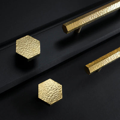 Gold polished Cabinet Door and Drawer Handles
