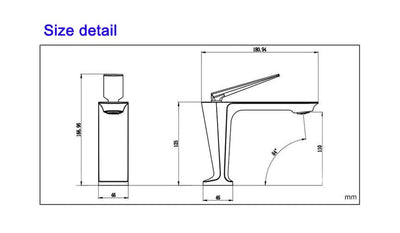 Gold- Rose Gold- Black Single Hole Lavatory Faucet