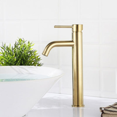 Polished Gold-  Rose Gold- Matte Black -  Tall Vessel Faucet