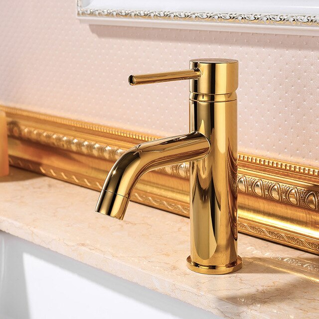 Polished Gold-  Rose Gold- Matte Black -  Tall Vessel Faucet