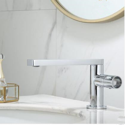 Brushed Gold Tall Vessel Faucet Basin and Short Lavatory Single Hole
