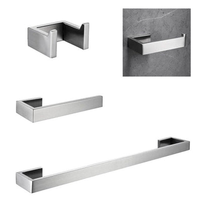 Brushed Nickel  bathroom accessories 4 pieces completed set