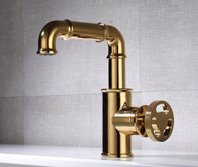 Victorian Industrial Tall and Short Bathroom Faucet
