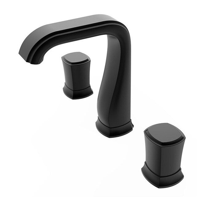 New Modern 8" Inch Widespread Lavatory Faucet