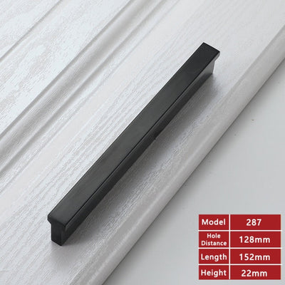 Matte Black cabinet door handle and knobs