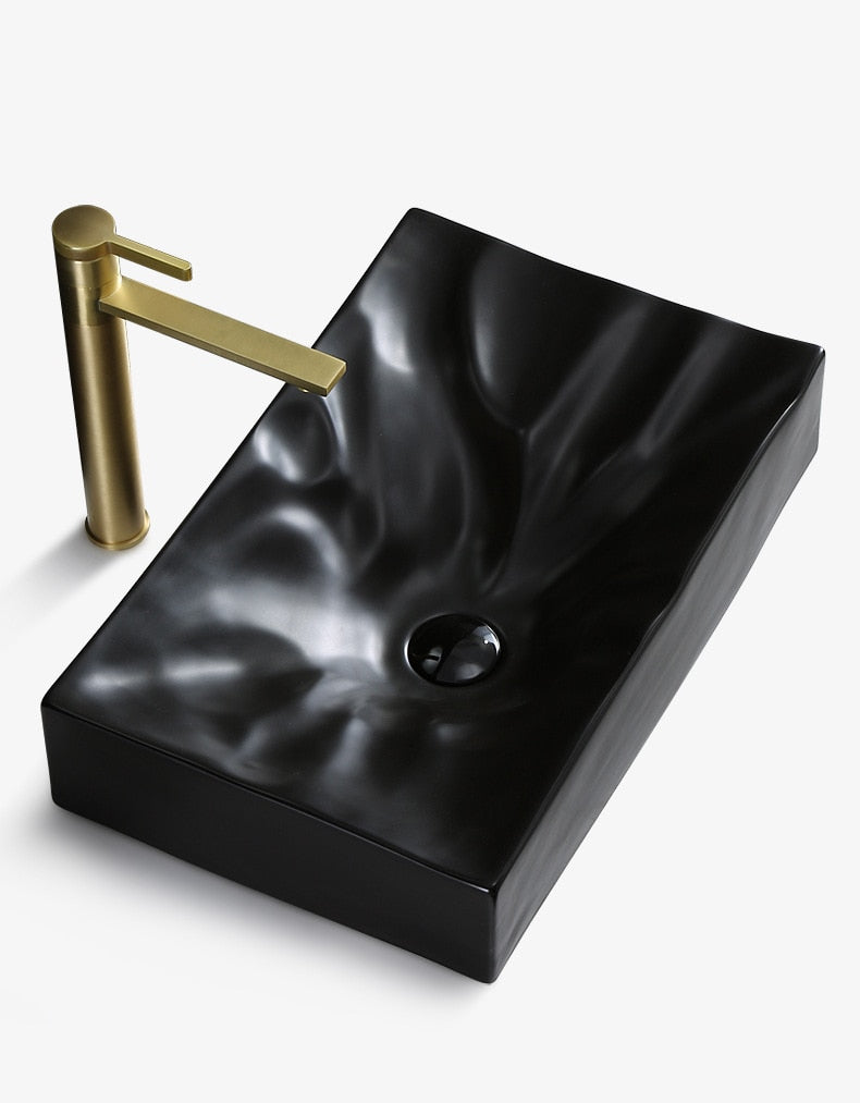 Nordic Simple design rectangular vessel sink