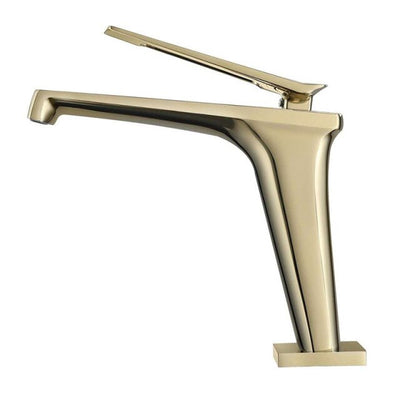 Brushed Gold- Black Matte-Grey -Chrome  Single Hole Bathroom Faucet