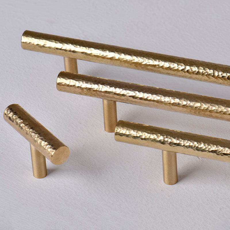 Gold polished brass cabinet door handles